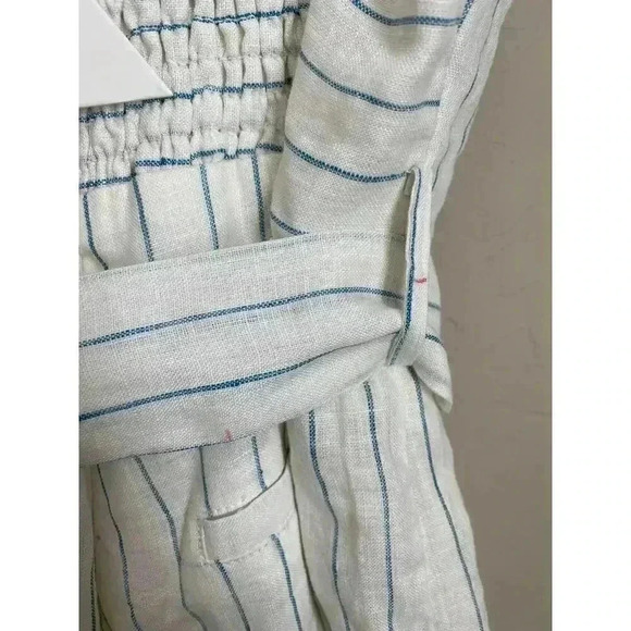 Lost‎ + Wonder Gabriela Jumpsuit White/Blue Size Medium - Picture 13 of 16
